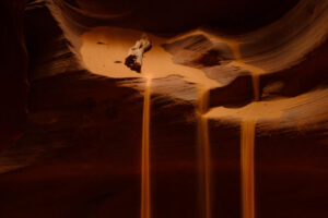 Sand fall - Antelope Canyon, Arizona